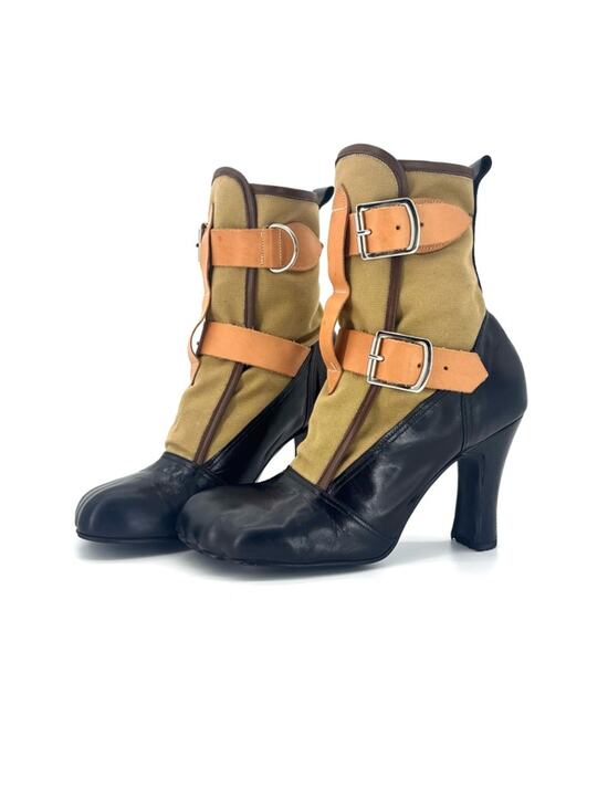 Vivienne Westwood Shoes - Vivienne Westwood SS 2006 Animal Toe Bondage Boots Nymphs Collection 7UK